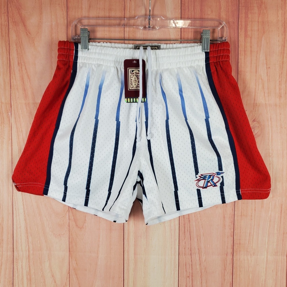 Houston Rockets Shorts Womens Large Multicolor Mitchell & Ness NBA Basketball